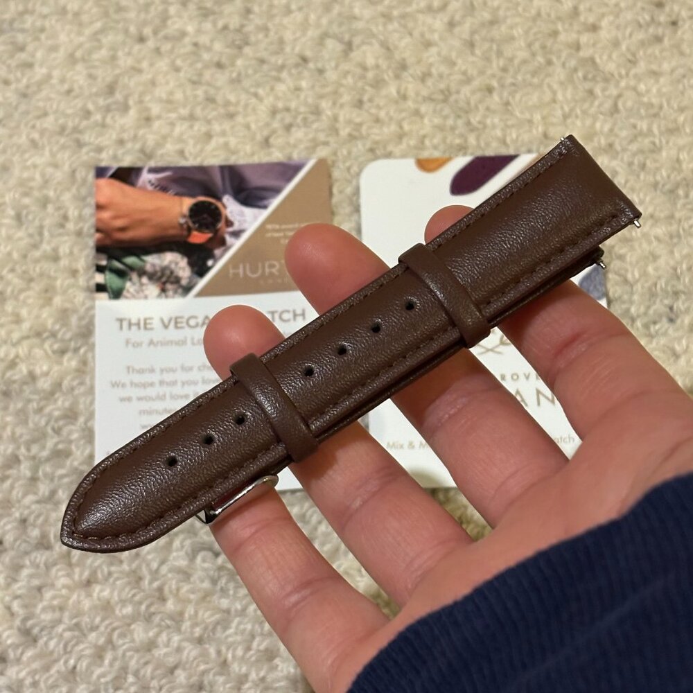 Vegan Leather Watch Strap